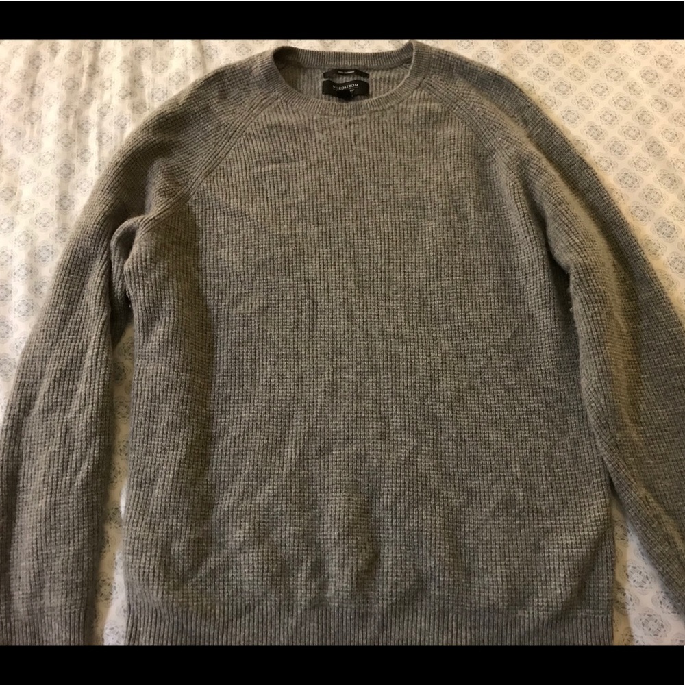 Nordstrom 100%Cashmere Crewneck